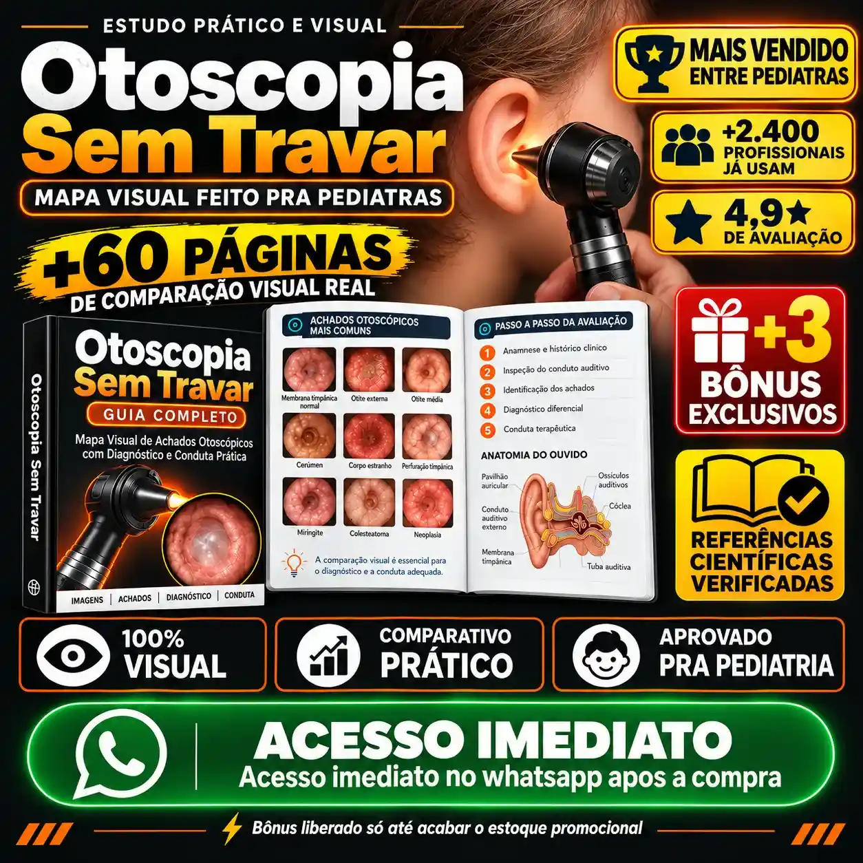 Otoscopia Sem Travar